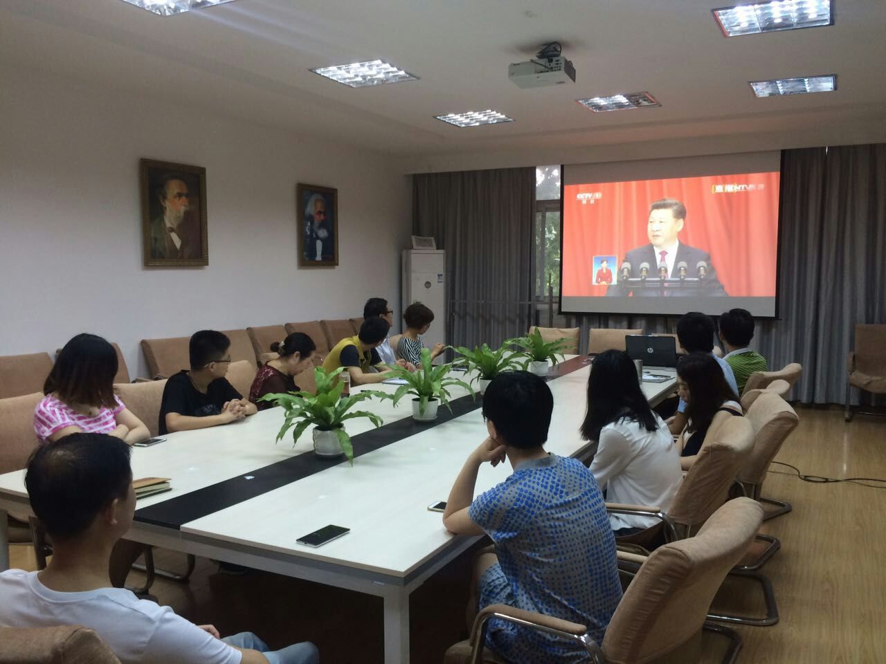 【两学一做】英国上市365组织观看建党95周年庆祝大会