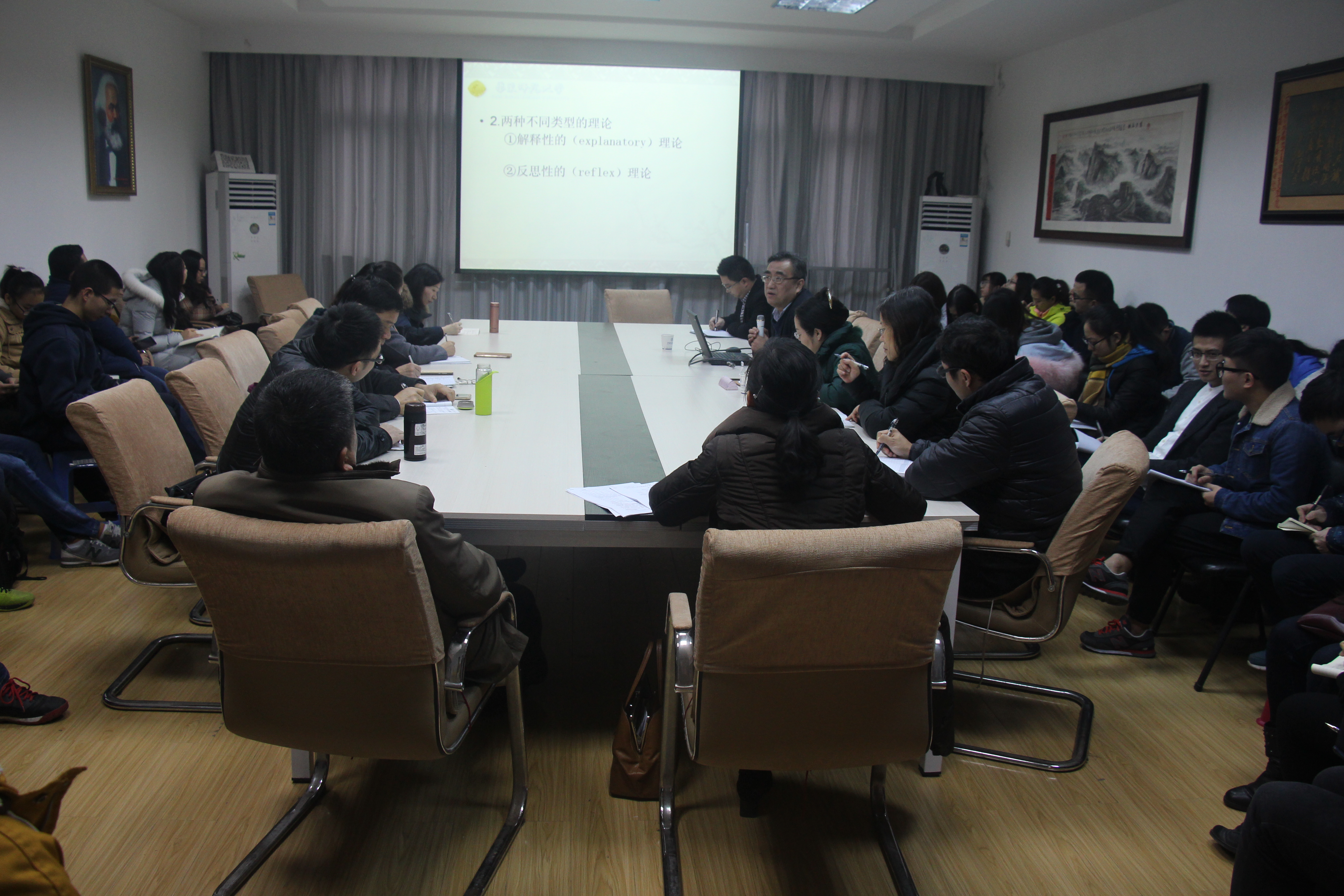 宋进教授到英国上市365做学术报告